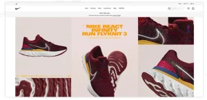 Nike’s online fashion store 