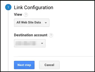 link configuration & link your analytics