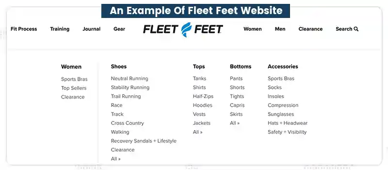 An-Example-Of-Fleet-Feet-Website