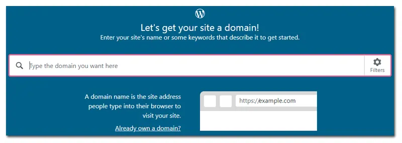 Decide Domain Name