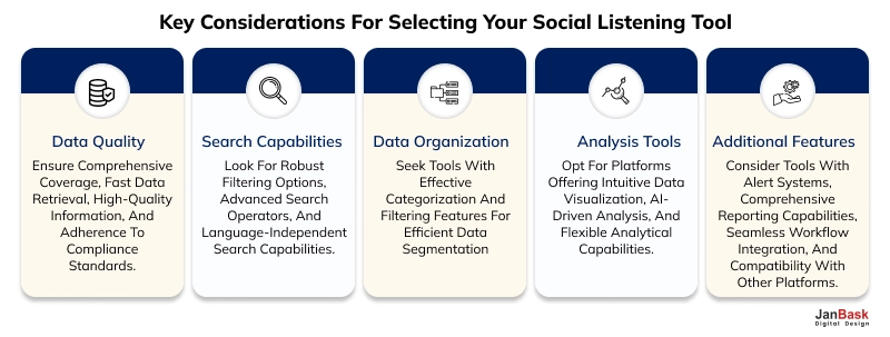  Key Considerations for Selecting Your Social Listening Tool
