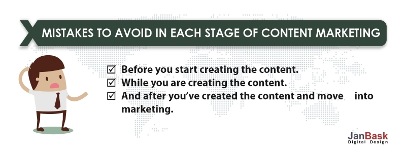 mistakes to avoid content marketing