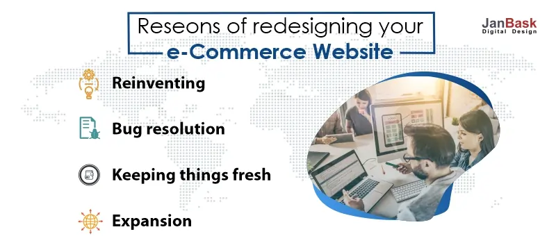 reasons eCommerce website redesigning