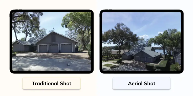 Add aerial photos of your property