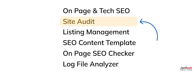 Set Up Site Audit
