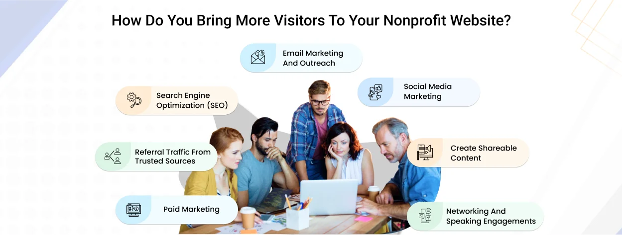 How do you bring more visitors to your nonprofit website