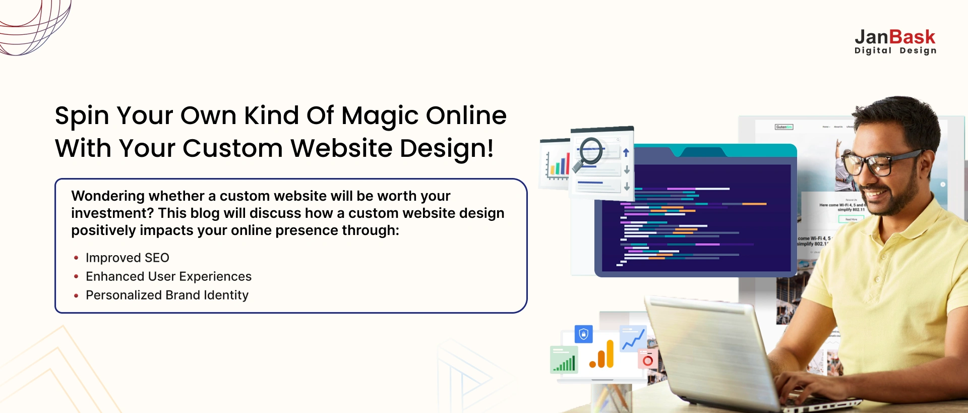 How Custom Website Design Improves SEO and Brand Visibility!